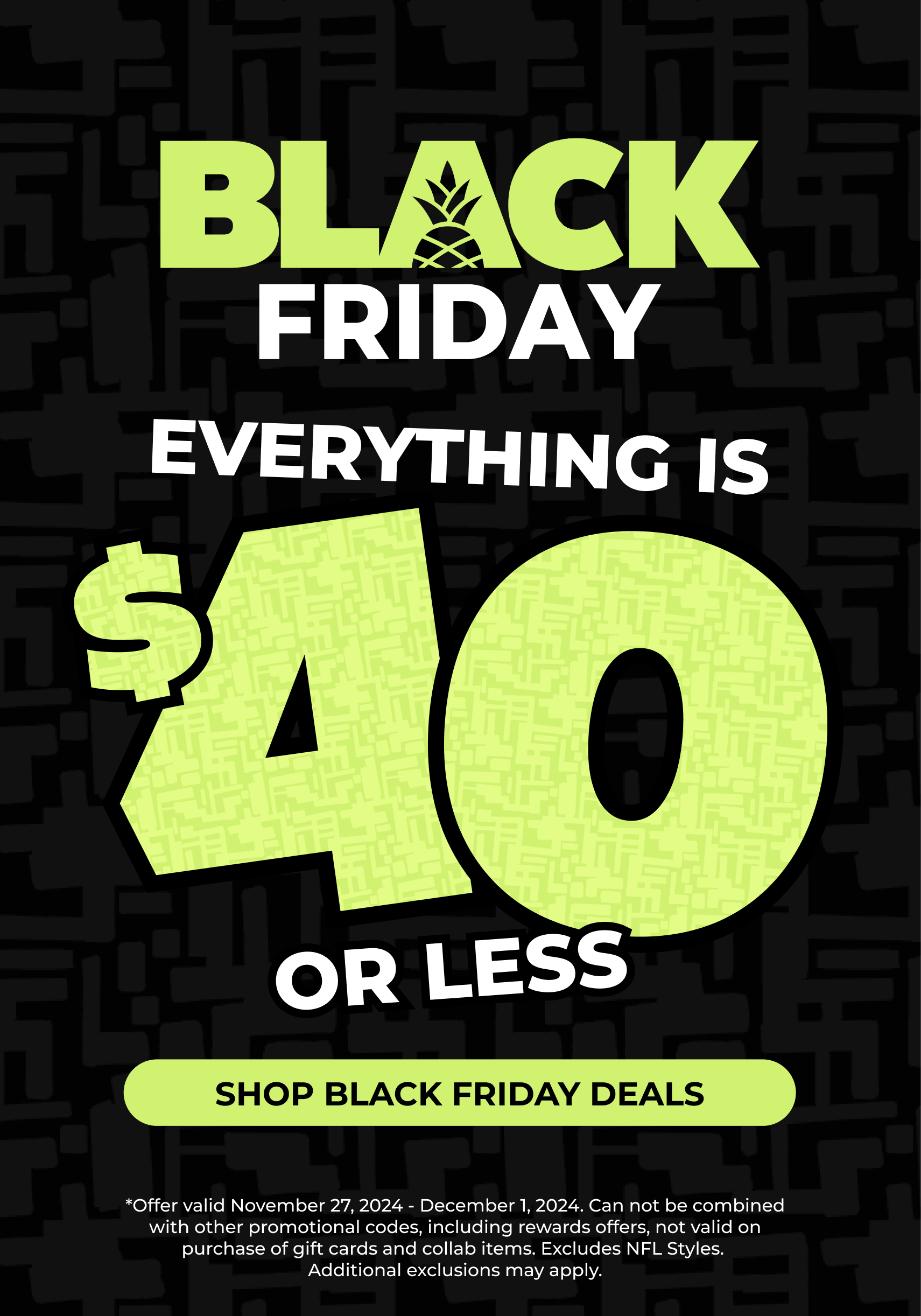 Black Friday Early Access 